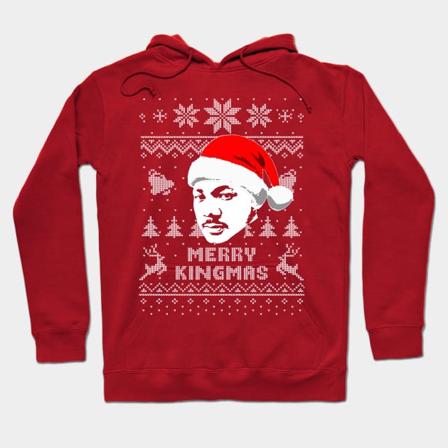 Martin Luther King Merry Kingmas Hoodie by Nerd_art